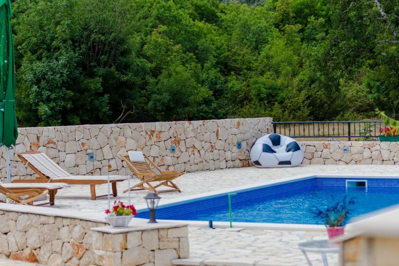 Relaxing Dalmatian House In Village Ljubitovica Dış mekan fotoğraf