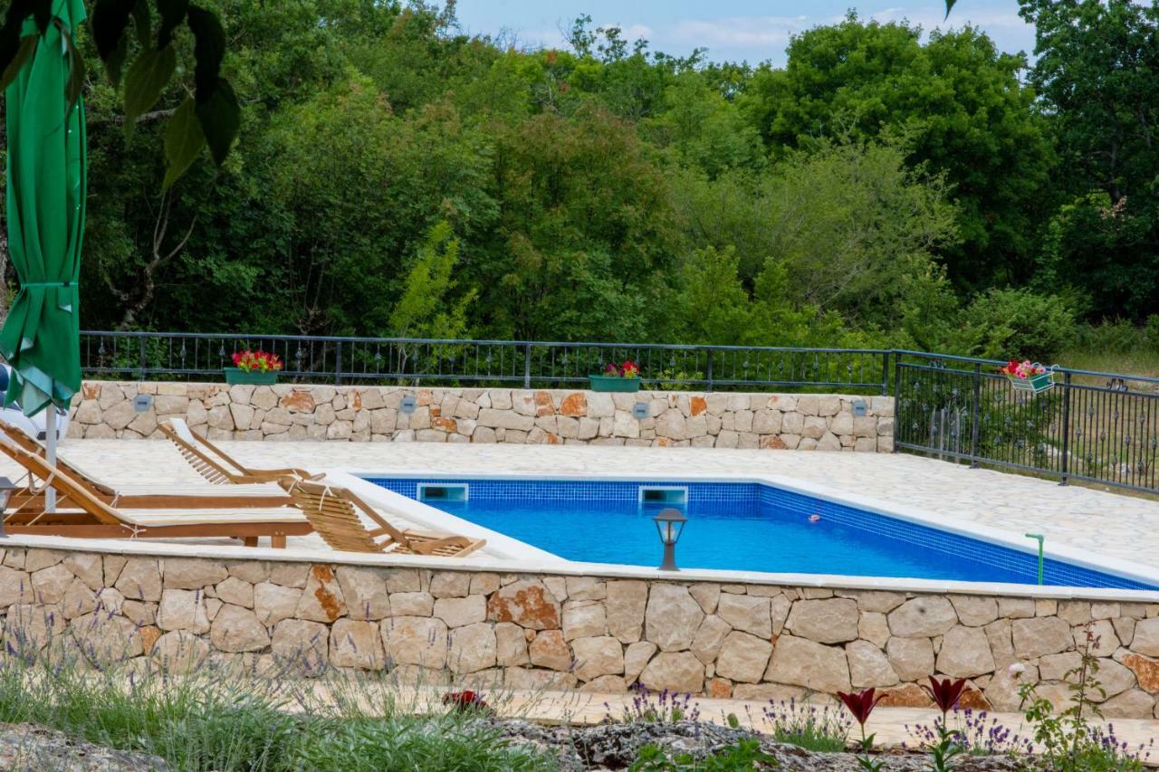 Relaxing Dalmatian House In Village Ljubitovica Dış mekan fotoğraf